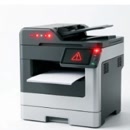 Printer showing an error